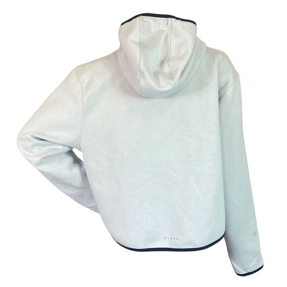 CLOAK Hidden in Plain Sight Boxy Cropped Full Zip Hoodie XL #319H - Picture 5 of 12